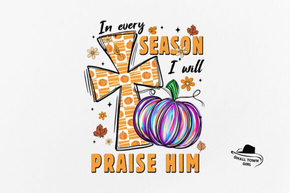 Autumn Faith in Pixels: The Christian Cross Pumpkin PNG