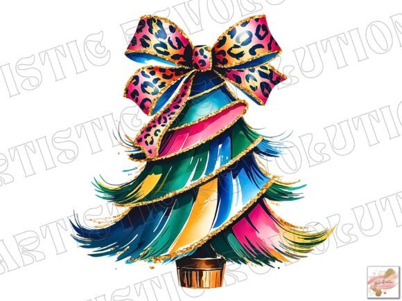 Christmas Clipart Christmas Tree Clipart: A Festive Design Asset
