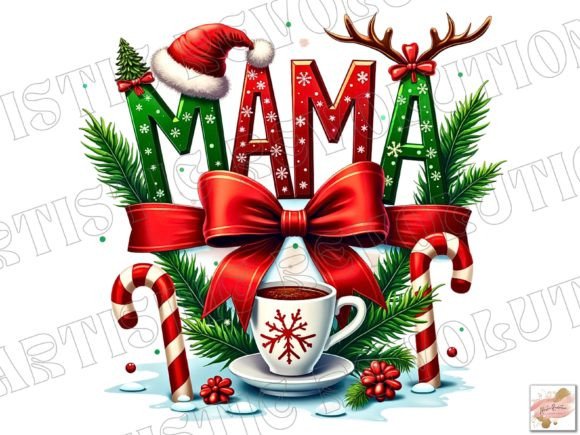 Christmas Mama Coquette: Elevate Your Festive Designs