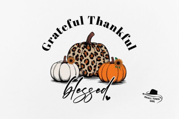 Grateful Thankful Blessed Pumpkin Fall: Your Go-To Autumn Typeface