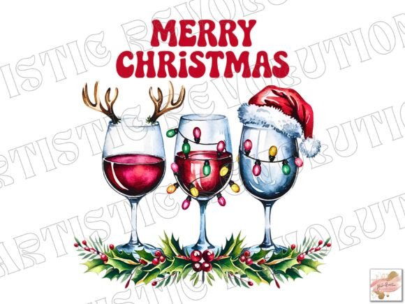 Merry Christmas PNG: Festive Lights for Commercial Designs