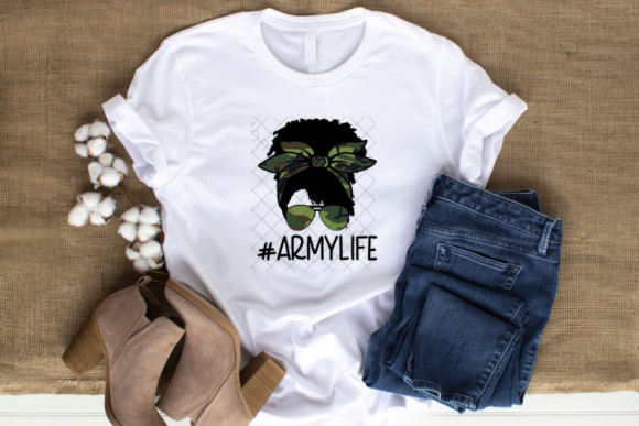 Messy Bun, Army Life: A Font for Strength and Style
