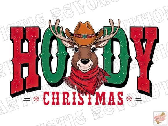 Western Christmas PNG: A Creative Blend of Cowboy Charm and Holiday Cheer