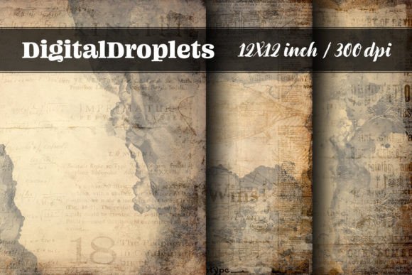 Wooden Whispers Vol.7: Vintage Script & Wood Textures