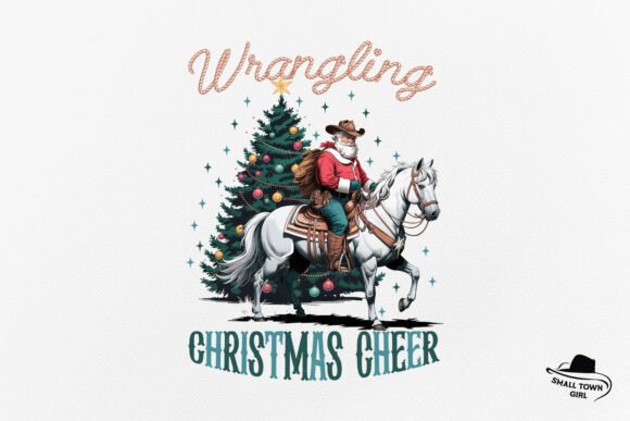 Wrangling Christmas Cheer Western Cowboy